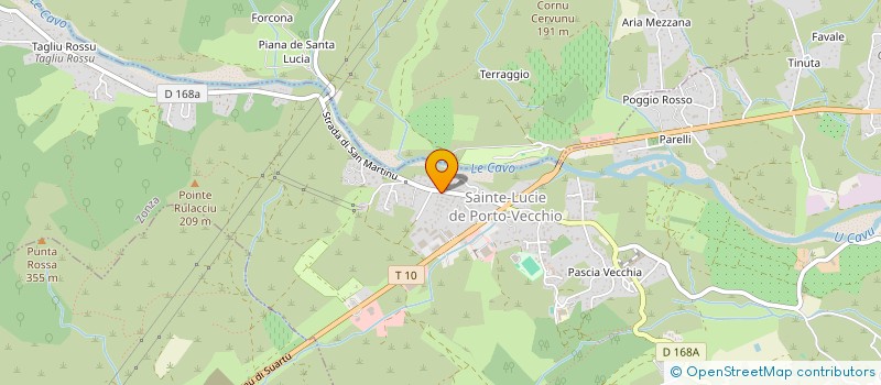 localisation de l'entreprise PRESTA CORSE EVENTS  ZONZA