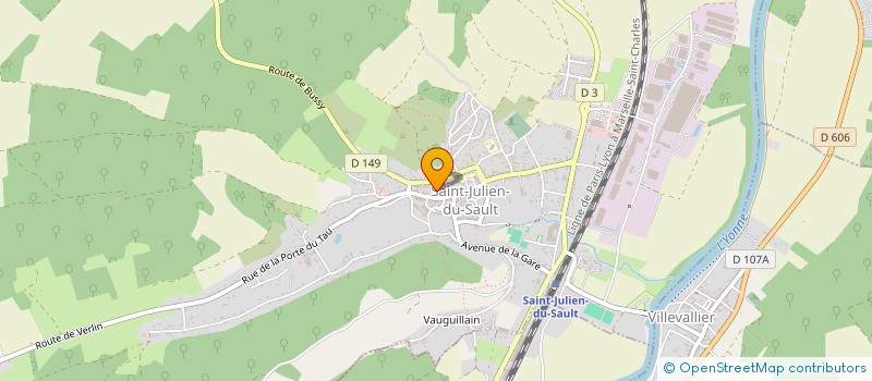 localisation de l'entreprise PRESTA CVC89 SASU  SAINT-JULIEN-DU-SAULT