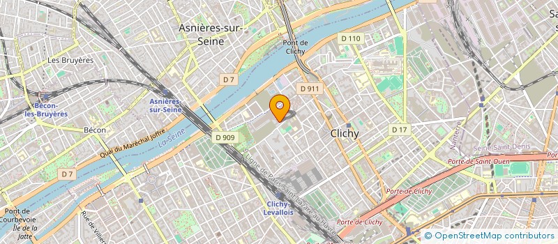 localisation de l'entreprise PRESTA FAST à CLICHY
