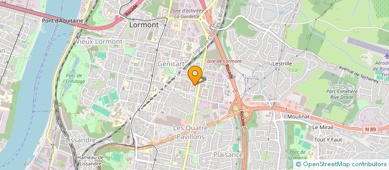 localisation de l'entreprise PRESTA GIRONDE  LORMONT