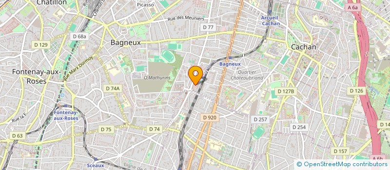 localisation de l'entreprise PRESTA HABITAT à BAGNEUX