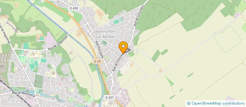 localisation de l'entreprise PRESTA'INDUS à OBERHOFFEN-SUR-MODER