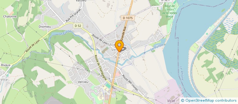 localisation de l'entreprise PRESTA INFORMATIQUE  MONTALIEU-VERCIEU