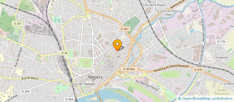 localisation de l'entreprise PRESTA INFOTECH à NEVERS