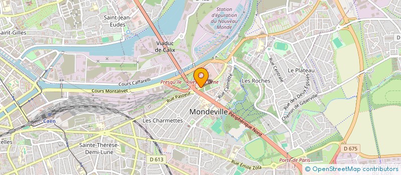 localisation de l'entreprise PRESTA INGE  MONDEVILLE