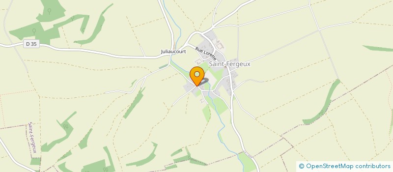 localisation de l'entreprise PRESTA'JIOK à SAINT-FERGEUX