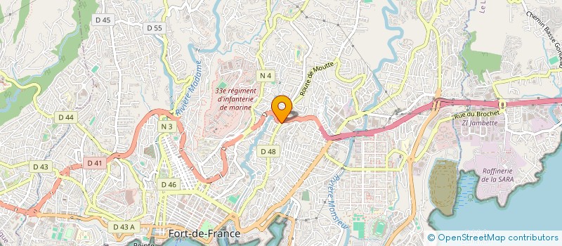 localisation de l'entreprise PRESTA LOCA  FORT-DE-FRANCE