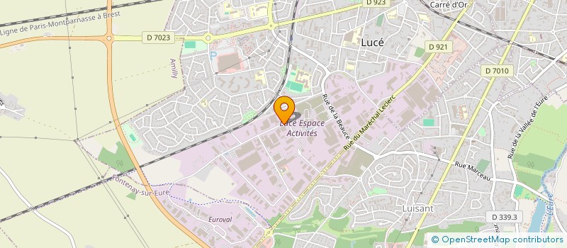 localisation de l'entreprise PRESTA LOGISTIQUE à LUCE