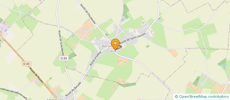 localisation de l'entreprise PRESTA MENUISERIE  BERVILLE-EN-CAUX