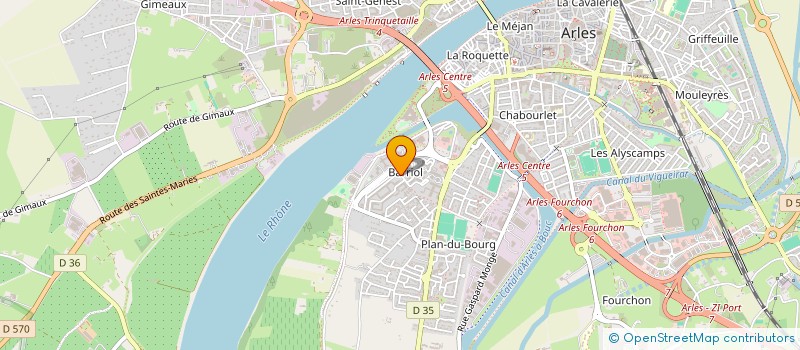 localisation de l'entreprise PRESTA'NET à ARLES