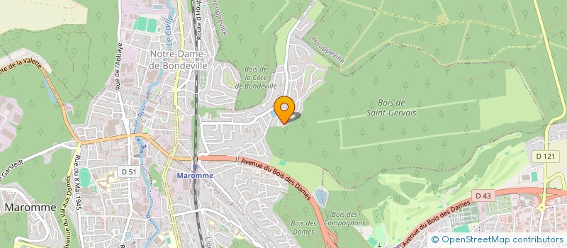 localisation de l'entreprise PRESTA PLUS  NOTRE-DAME-DE-BONDEVILLE