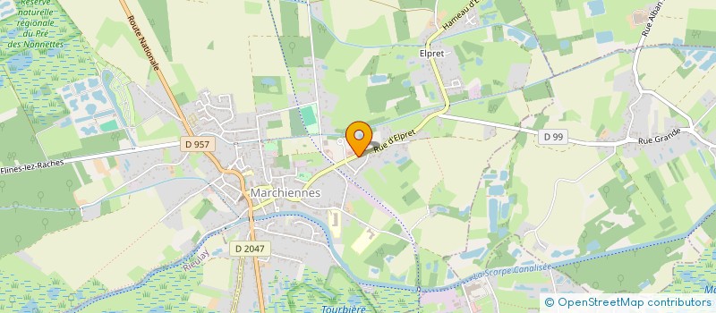 localisation de l'entreprise PRESTA POP'S  MARCHIENNES