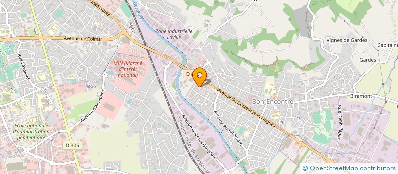 localisation de l'entreprise PRESTA QUINES  BOE