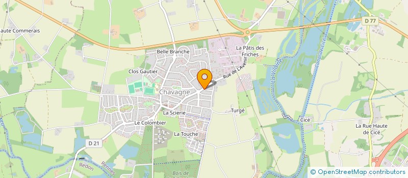 localisation de l'entreprise PRESTA RENOV DECO 35  CHAVAGNE