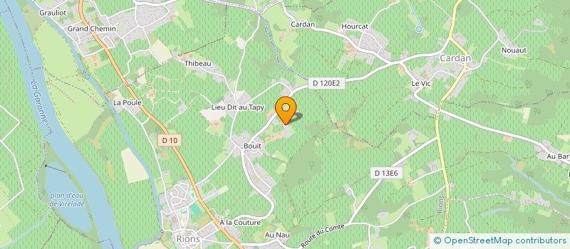 localisation de l'entreprise PRESTA RIONNAISE  RIONS