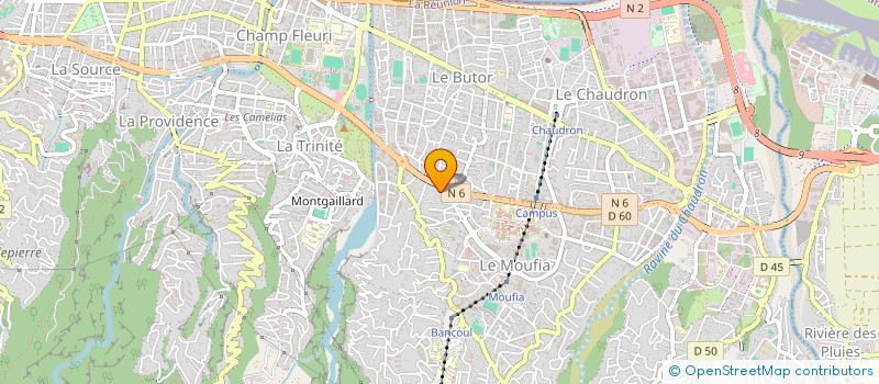 localisation de l'entreprise PRESTA'RUN  SAINT-DENIS