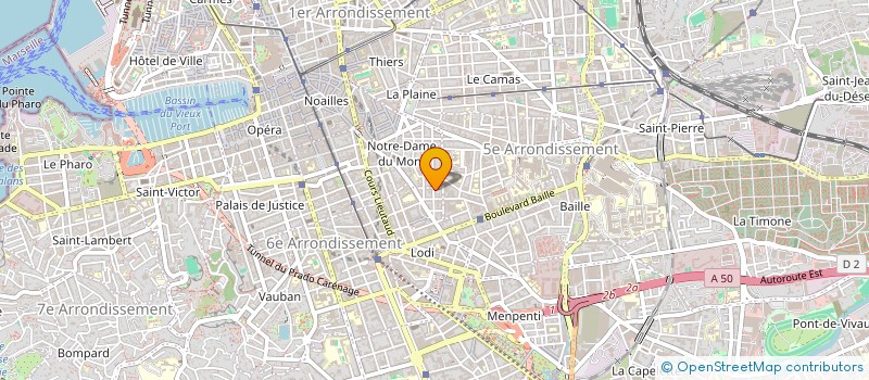 localisation de l'entreprise PRESTA SERV' à MARSEILLE