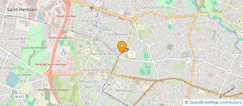 localisation de l'entreprise PRESTA SERVICE  SAINT-HERBLAIN