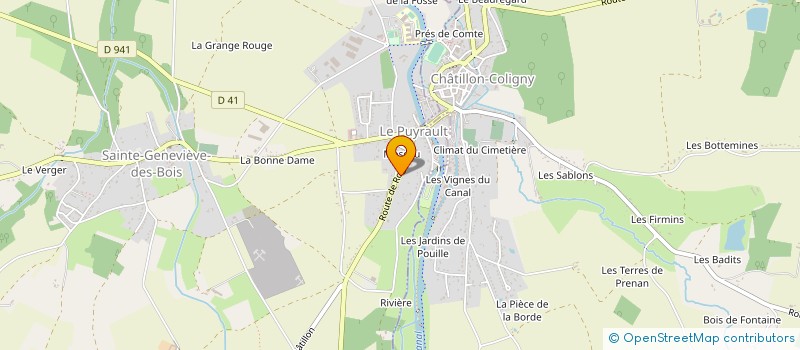 localisation de l'entreprise PRESTA SERVICE à SAINTE-GENEVIEVE-DES-BOIS
