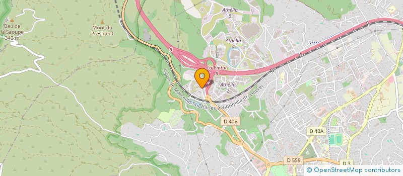 localisation de l'entreprise PRESTA SERVICE PACA à LA CIOTAT