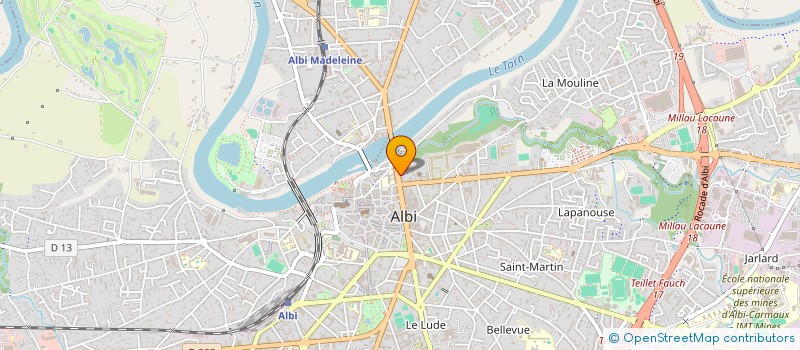 localisation de l'entreprise PRESTA SERVICES à ALBI