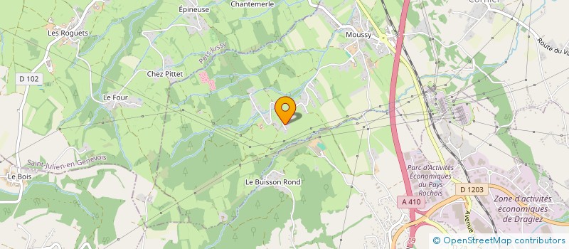 localisation de l'entreprise PRESTA SERVICES à CORNIER