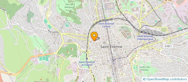 localisation de l'entreprise PRESTA SERVICES à SAINT-ETIENNE