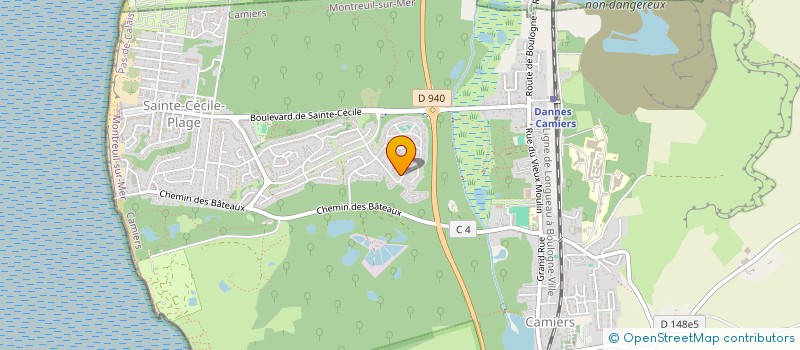 localisation de l'entreprise PRESTA SERVICES  CAMIERS