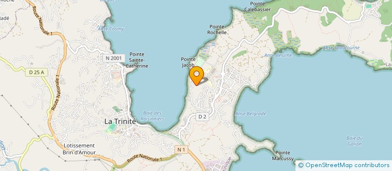 localisation de l'entreprise PRESTA SERVICES ANTILLES PLUS  LA TRINITE