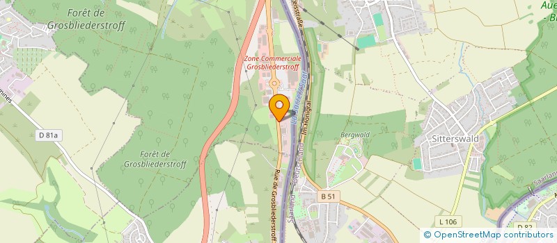 localisation de l'entreprise PRESTA SERVICES BUCHER à GROSBLIEDERSTROFF