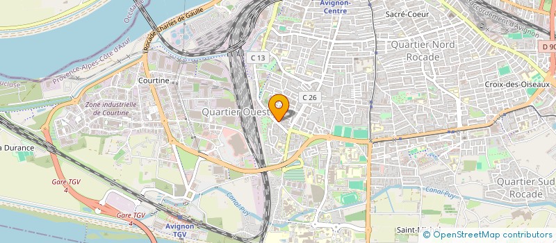 localisation de l'entreprise PRESTA'SERVICES EXPRESS à AVIGNON