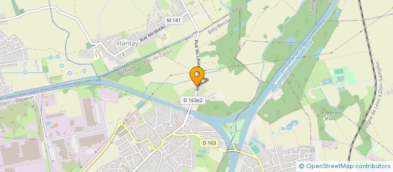 localisation de l'entreprise PRESTA SERVICES IMMOBILIERS  BILLY-BERCLAU