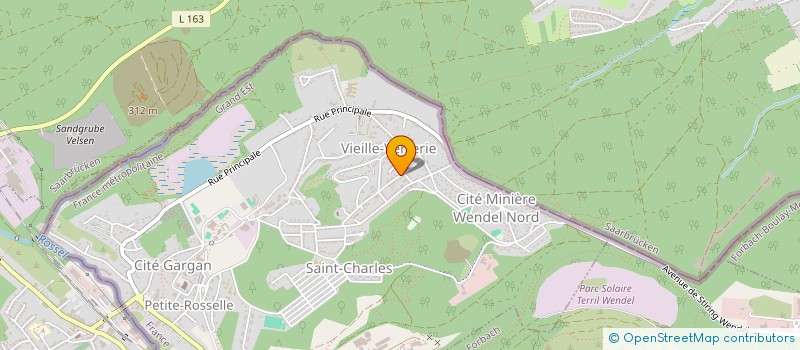 localisation de l'entreprise PRESTA SOFA FRANCE  PETITE-ROSSELLE