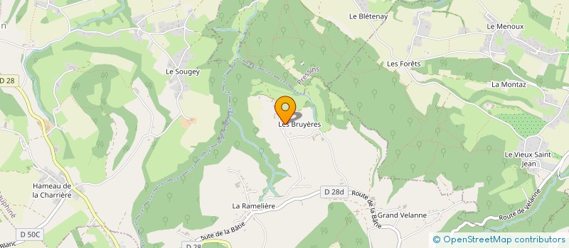 localisation de l'entreprise PRESTA SOUTIEN  VELANNE