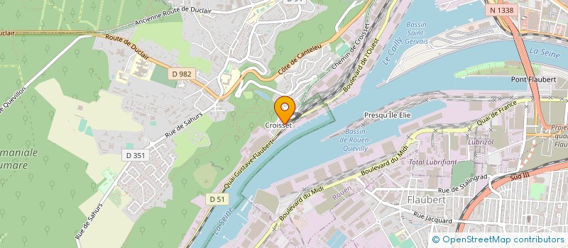 localisation de l'entreprise PRESTA.SYSTEM  CANTELEU