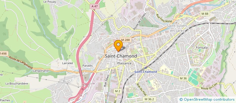 localisation de l'entreprise PRESTA SYSTEMES à SAINT-CHAMOND