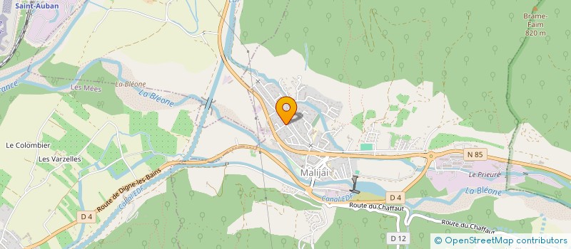 localisation de l'entreprise PRESTA TP  MALIJAI