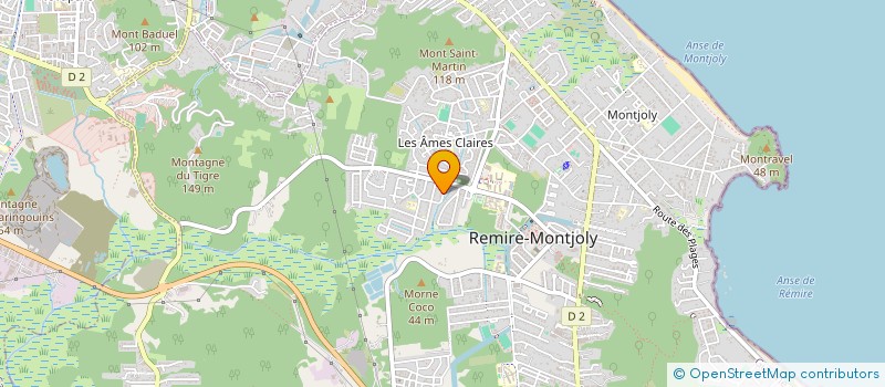 localisation de l'entreprise PRESTA TP 973  REMIRE-MONTJOLY