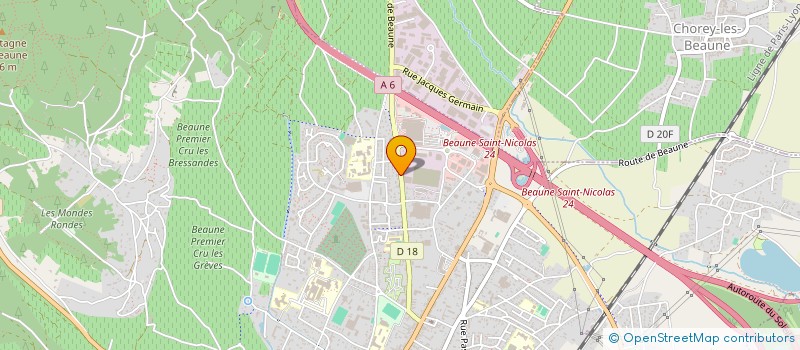 localisation de l'entreprise PRESTA VITI BEAUNE à BEAUNE
