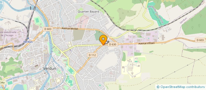 localisation de l'entreprise PRESTA-ZEN'SERVICES à VERDUN