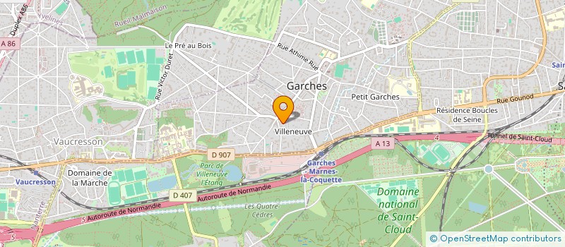 localisation de l'entreprise PRESTABAT à GARCHES