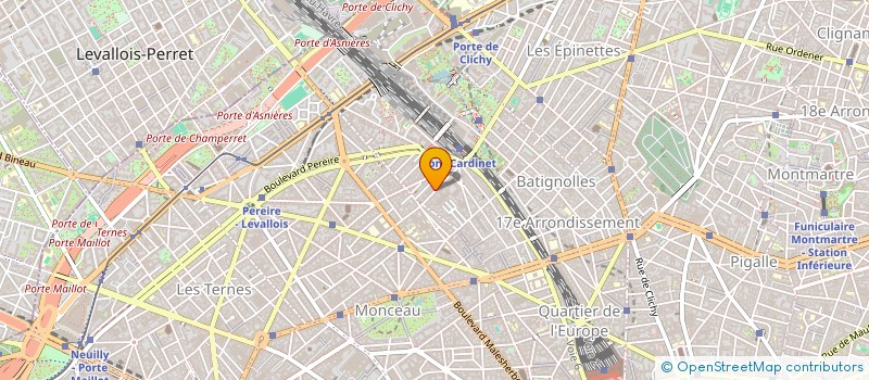 localisation de l'entreprise PRESTACARD  PARIS