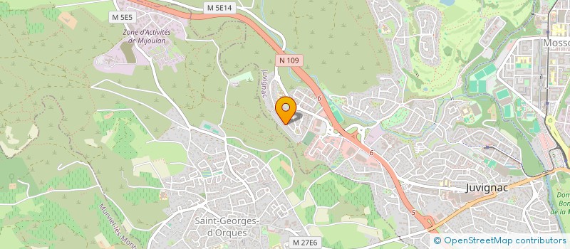 localisation de l'entreprise PRESTACARE  JUVIGNAC