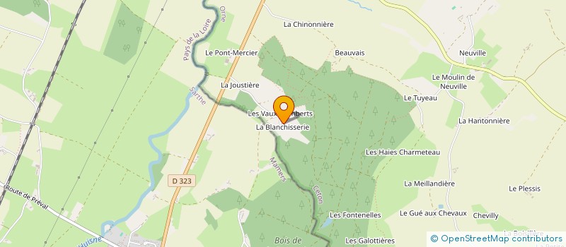 localisation de l'entreprise PRESTACLI à CETON