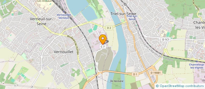 localisation de l'entreprise PRESTACLIC à VERNOUILLET