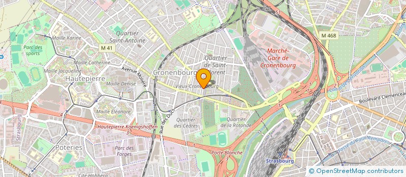 localisation de l'entreprise PRESTACONDUITE à STRASBOURG