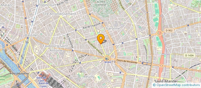 localisation de l'entreprise PRESTADEM à PARIS