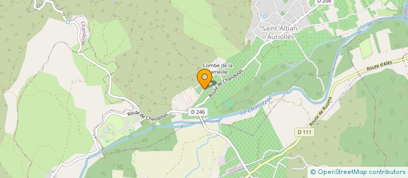 localisation de l'entreprise PRESTAFIX à SAINT-ALBAN-AURIOLLES