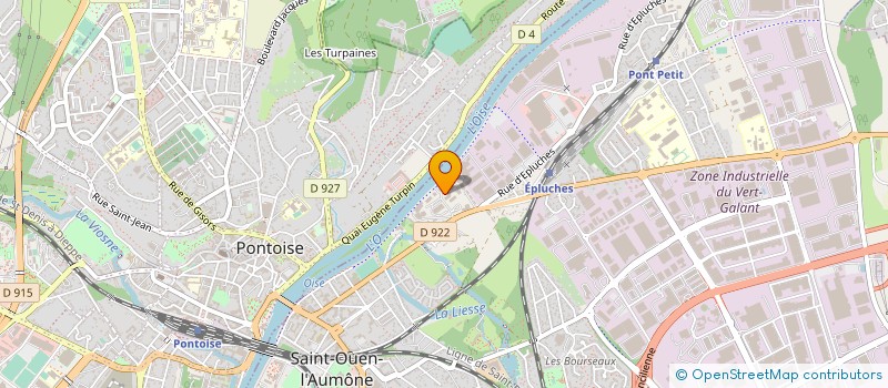 localisation de l'entreprise PRESTAFLEX à SAINT-OUEN-L'AUMONE