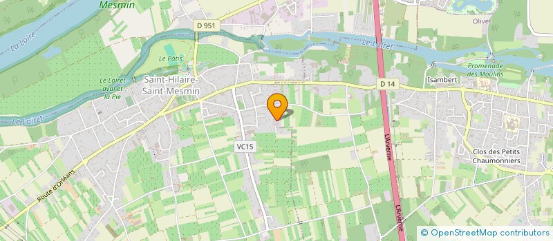localisation de l'entreprise PRESTAFONCIERE à OLIVET